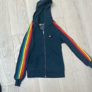 Aviator nation zipper hoodie sz XS